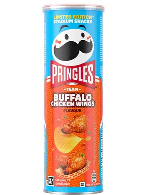 Чипси зі смаком курячих крилець Buffalo, Pringles, 165г фото