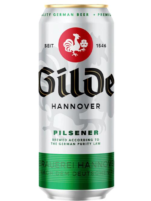 Пиво Пілсенер Ганновер, Гілде / Pilsener Hannover, Gilde, з/б, 4.9%, 0.5л Пиво Пілсенер Ганновер, Гілде / Pilsener Hannover, Gilde, з/б, 4.9%, 0.5л фото