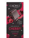 Шоколад чорний 57% з вишнею, Cachet, 100г Photo 1 Шоколад чорний 57% з вишнею, Cachet, 100г Photo 1