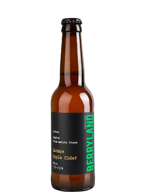 Сидр ігристий Яблучний з айвою / Quince Apple Cider, Berryland, брют 7-7.5% 0.33л Сидр ігристий Яблучний з айвою / Quince Apple Cider, Berryland, брют 7-7.5% 0.33л фото
