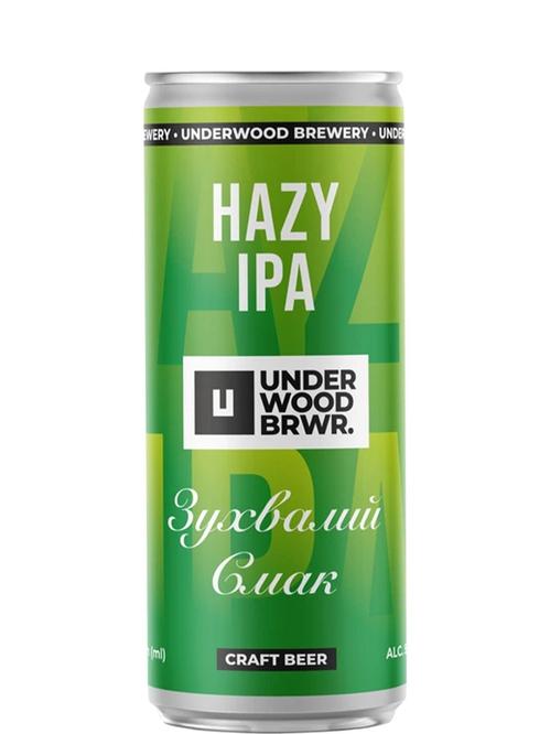 Пиво Хейзі ІПА / Hazy IPA, Underwood Brewery, з/б, 5%, 0.33л фото