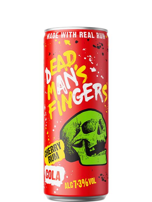 Напій слабоалкогольний Дед Менс Фінгерс (ДМФ), Черрі Ром & Кола / Dead Man's Fingers (DMF), Cherry Rum & Cola, з/б, 7.3%, 0.25л фото