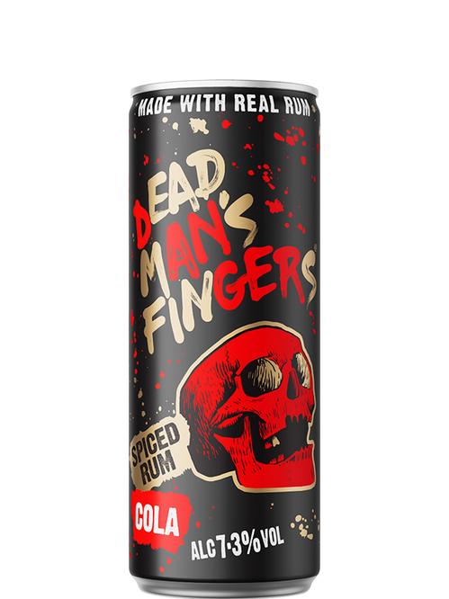 Напій слабоалкогольний Дед Менс Фінгерс (ДМФ), Спайсед Ром & Кола / Dead Man's Fingers (DMF), Spiced Rum & Cola, з/б, 7.3%, 0.25л фото