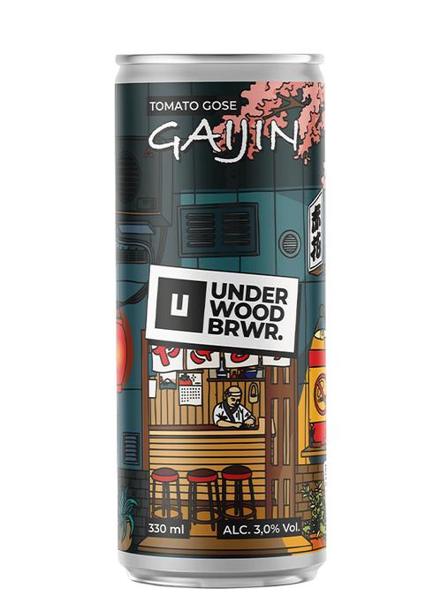 Пиво Гайджин, Томато Гозе / Gaijin, Tomato Gose, Underwood Brewery, з/б, 3%, 0.33л фото