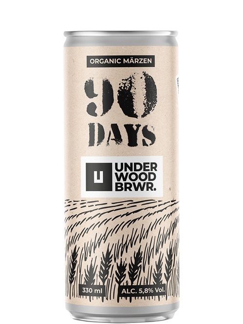 Пиво 90 Дейс / 90 Days, Underwood Brewery, з/б, 5.8%, 0.33л Пиво 90 Дейс / 90 Days, Underwood Brewery, з/б, 5.8%, 0.33л фото