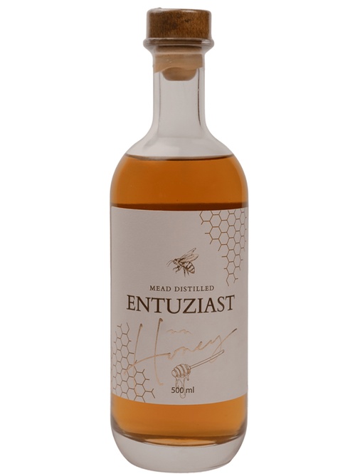 Медовий дистилят Хані Спіріт, Ейджд / Honey Spirit, Aged, Entuziast, 43%, 0.5л фото
