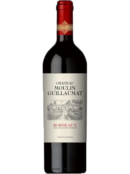 Вино Шато Мулен Гійома, Бордо / Chateau Moulin Guillaumat, Bordeaux, Maison Duprat, червоне сухе 0.75л фото