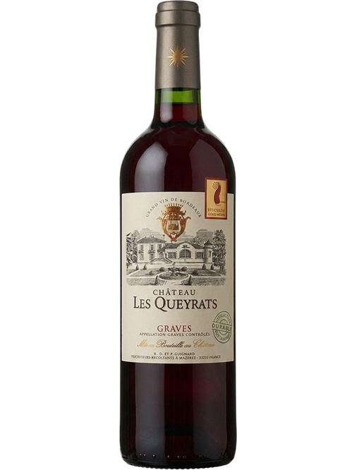 Вино Шато Ле Кейра, Шармій Грав Руж / Chateau Les Queyrats, Charmille Graves Rouge, червоне сухе 0.75л фото
