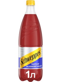 Напій газований Швепс, Лохиновий Мохіто / Schweppes, Blueberry Mojito, 1л фото