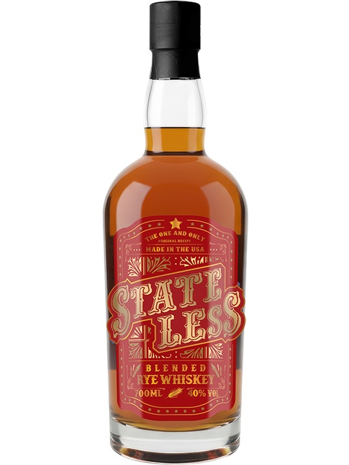 Віскі Стейтлес, Блендед Рай / Stateless, Blended Rye, 40%, 0.7л фото