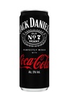 Напій слабоалкогольний Віскі Джек Деніелс & Кола / Whisky Jack Daniel's & Cola, 5%, 0.33л Photo 1 Напій слабоалкогольний Віскі Джек Деніелс & Кола / Whisky Jack Daniel's & Cola, 5%, 0.33л Photo 1