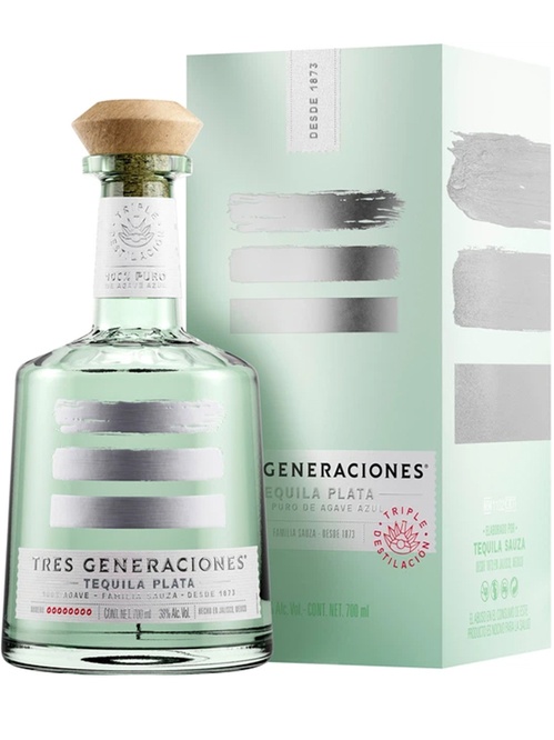 Текіла Трес Женерасьонес, Бланко / Tres Generaciones, Blanco, Sauza, 38%, 0.7л фото
