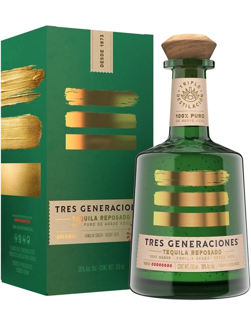 Текіла Трес Женерасьонес, Репосадо / Tres Generaciones, Reposado, Sauza, 38%, 0.7л фото