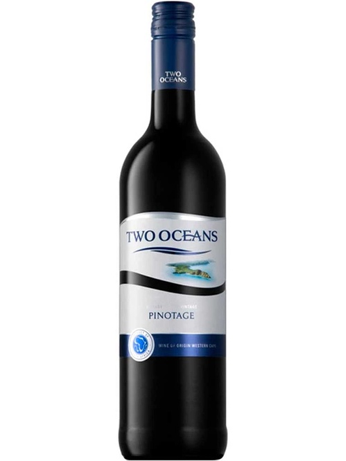 Вино Пінотаж / Pinotage, Two Oceans, червоне сухе 0.75л Вино Пінотаж / Pinotage, Two Oceans, червоне сухе 0.75л фото