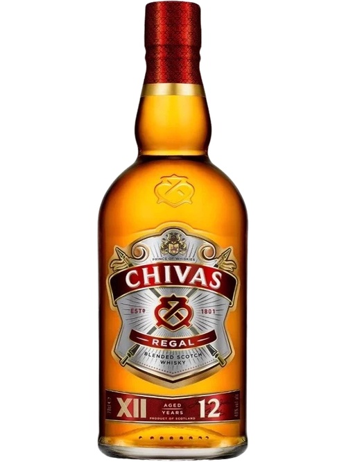 Віскі Чівас Рігал / Chivas Regal, 12 років, 40%, 0.75л Віскі Чівас Рігал / Chivas Regal, 12 років, 40%, 0.75л фото