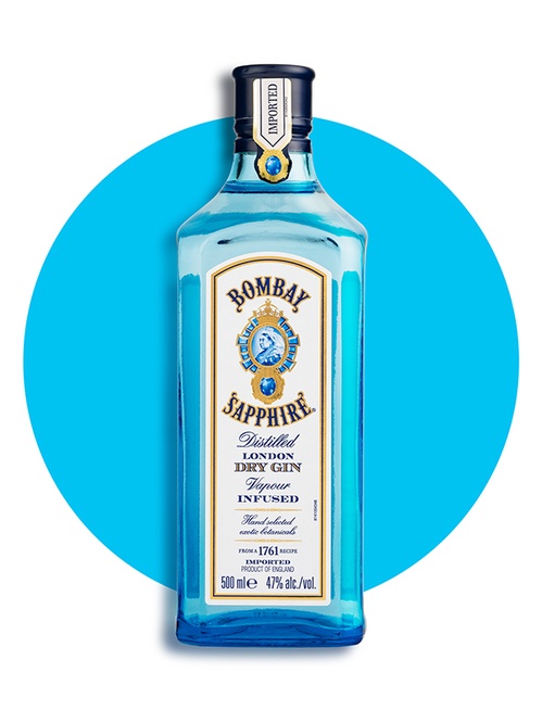 Джин Бомбей Сапфір / Bombay Sapphire, 47%, 0.5л Джин Бомбей Сапфір / Bombay Sapphire, 47%, 0.5л фото