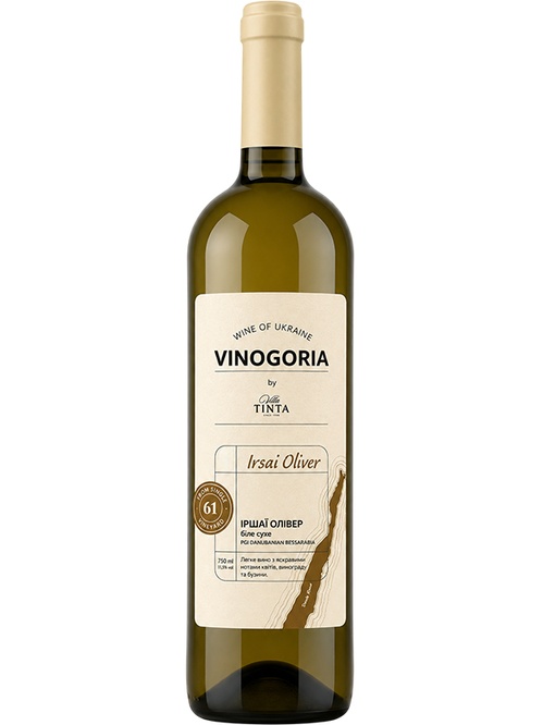 Вино Виногорія, Іршаї Олівер / Vinogoria, Irsai Oliver, біле сухе 0.75л Вино Виногорія, Іршаї Олівер / Vinogoria, Irsai Oliver, біле сухе 0.75л фото