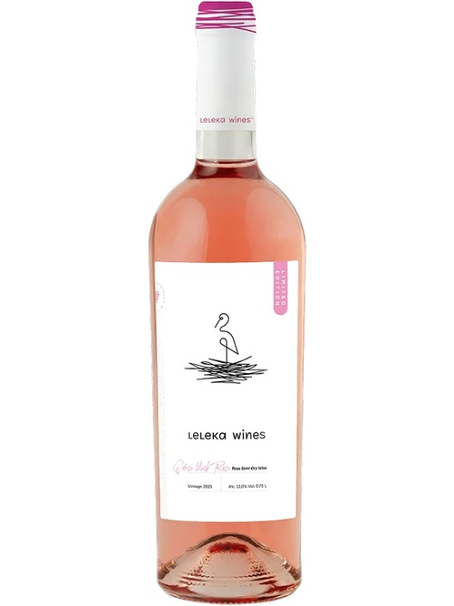 Вино Одесса Блэк Розе / Odesa Black Rose, Leleka Wines, розовое полусухое 0.75л фото