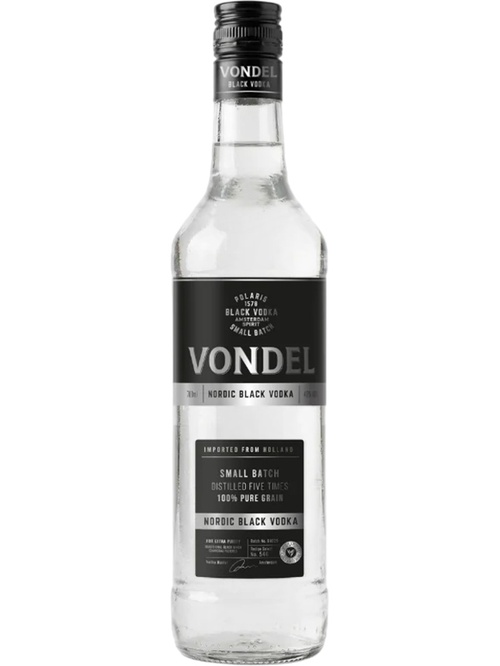 Водка Вондел, Нордик Блэк / Vondel, Nordic Black, 40%, 0.7л фото