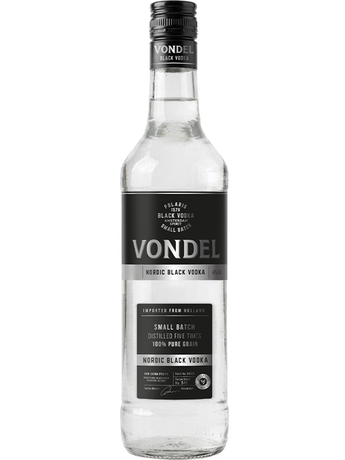 Водка Вондел, Нордик Блек / Vondel, Nordic Black, 40%, 1л фото