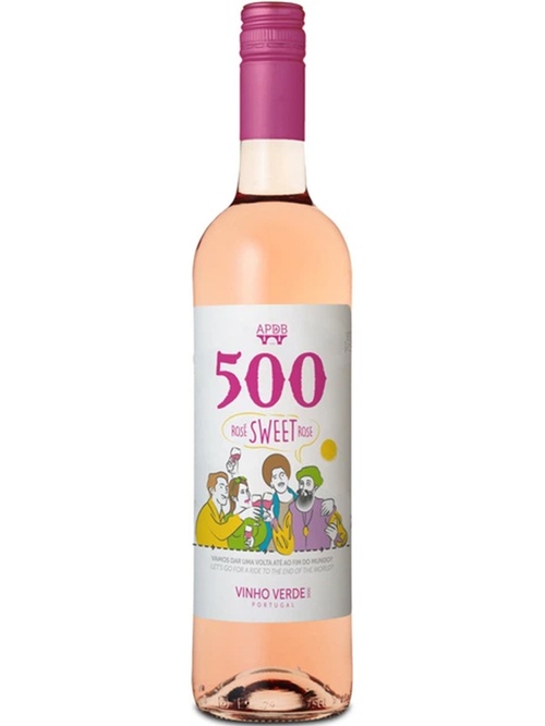 Вино Віньо Верде 500 / Vinho Verde 500, Adega Ponte da Barca, рожеве напівсолодке 0.75л Вино Віньо Верде 500 / Vinho Verde 500, Adega Ponte da Barca, рожеве напівсолодке 0.75л фото