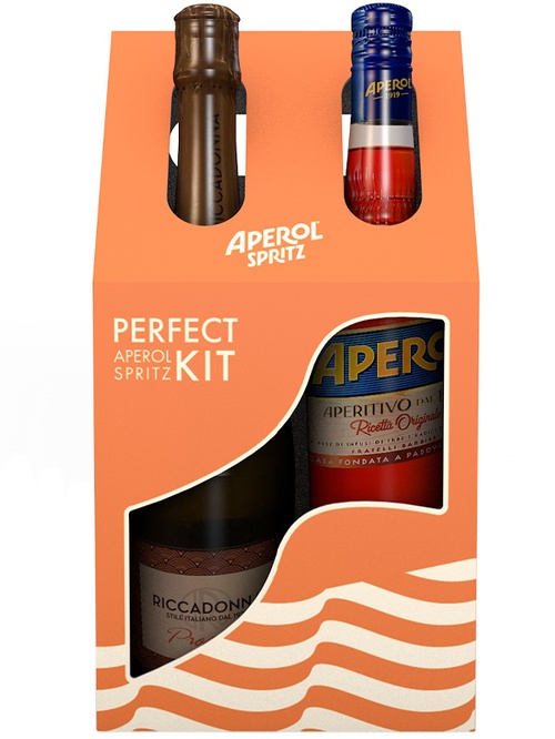 Набір Aperol Spritz: Ігристе вино Riccadonna For-Spritz, біле сухе 0.75л + Аперитив Aperol, 11%, 0.7л Набір Aperol Spritz: Ігристе вино Riccadonna For-Spritz, біле сухе 0.75л + Аперитив Aperol, 11%, 0.7л фото