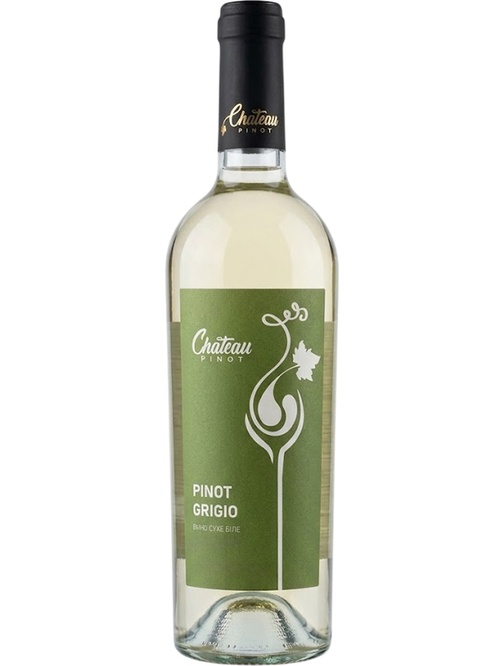 Вино Шато Піно, Піно Гріджио / Chateau Pinot, Pinot Grigio, біле сухе 0.75л фото