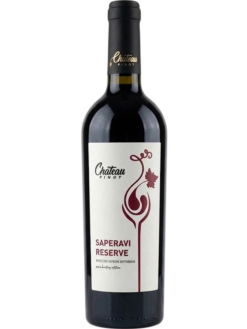 Вино Шато Піно, Сапераві Резерв / Chateau Pinot, Saperavi Reserve, червоне сухе 0.75л Вино Шато Піно, Сапераві Резерв / Chateau Pinot, Saperavi Reserve, червоне сухе 0.75л фото